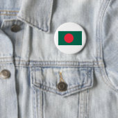 Badge Rond 5 Cm Drapeau du Bangladesh (En situation)