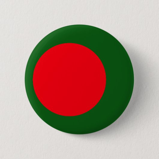 Badge Rond 5 Cm Drapeau du Bangladesh (Devant)