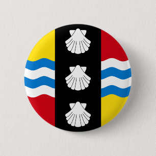 Badge Rond 5 Cm Drapeau du Bedfordshire