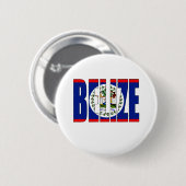 Badge Rond 5 Cm Drapeau du Belize (Devant & derrière)