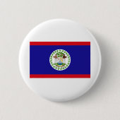 Badge Rond 5 Cm Drapeau du Belize (Devant)