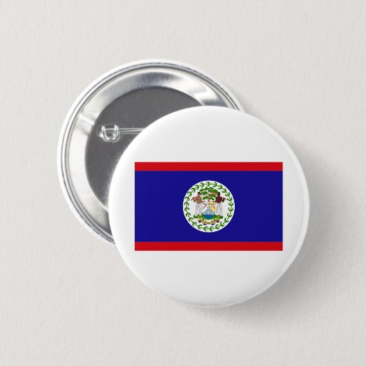 Badge Rond 5 Cm Drapeau du Belize (Devant & derrière)