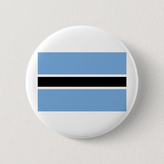 Badge Rond 5 Cm Drapeau du Botswana (Devant)