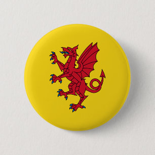 Badge Rond 5 Cm Drapeau du bouton Pinback de Somerset