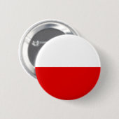 Badge Rond 5 Cm Drapeau du bouton Pinback de Thuringe (Devant & derrière)