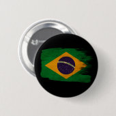 Badge Rond 5 Cm Drapeau du Brésil (Devant & derrière)