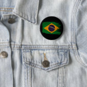 Badge Rond 5 Cm Drapeau du Brésil (En situation)