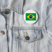 Badge Rond 5 Cm Drapeau du Brésil (En situation)