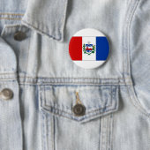 Badge Rond 5 Cm Drapeau du Brésil Alagoas (En situation)