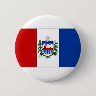 Badge Rond 5 Cm Drapeau du Brésil Alagoas