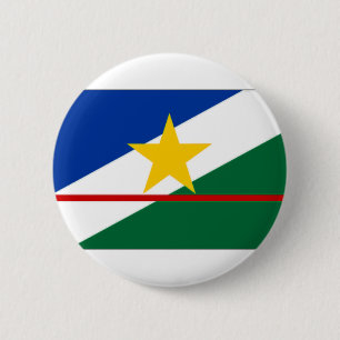 Badge Rond 5 Cm Drapeau du Brésil Roraima