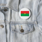 Badge Rond 5 Cm Drapeau du Burkina Faso (En situation)