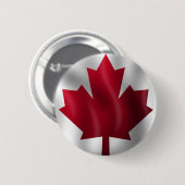 Badge Rond 5 Cm Drapeau du Canada (Devant & derrière)