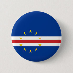 Badge Rond 5 Cm Drapeau du Cap-Vert