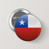 Badge Rond 5 Cm Drapeau du Chili (Devant & derrière)
