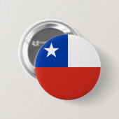 Badge Rond 5 Cm Drapeau du Chili (Devant & derrière)