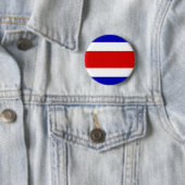 Badge Rond 5 Cm Drapeau du Costa Rica (En situation)