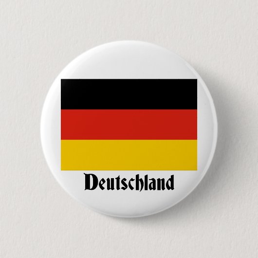 Badge Rond 5 Cm Drapeau du Deutschland (Devant)