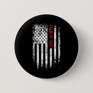 Badge Rond 5 Cm Drapeau Du Golfe Des États-Unis D'Amérique Drôle G