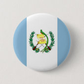 Badge Rond 5 Cm Drapeau du Guatemala (Devant)