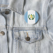 Badge Rond 5 Cm Drapeau du Guatemala (En situation)