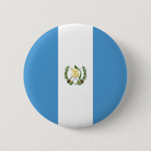 Badge Rond 5 Cm Drapeau du Guatemala