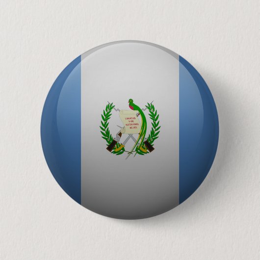 Badge Rond 5 Cm Drapeau du Guatemala (Devant)