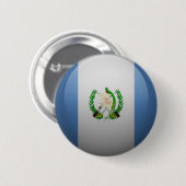 Badge Rond 5 Cm Drapeau du Guatemala (Devant & derrière)