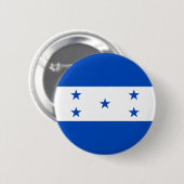 Badge Rond 5 Cm Drapeau du Honduras (Devant & derrière)