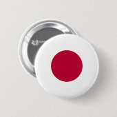 Badge Rond 5 Cm Drapeau du Japon (Devant & derrière)