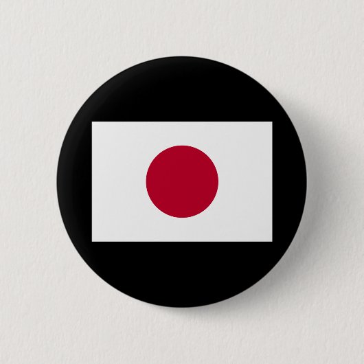 Badge Rond 5 Cm Drapeau du Japon (Devant)