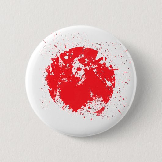 Badge Rond 5 Cm Drapeau du Japon (Devant)