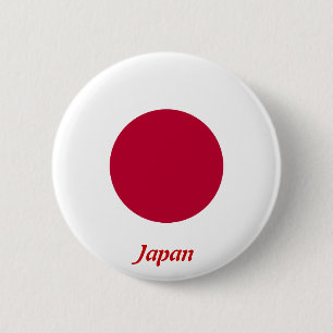 Badge Rond 5 Cm Drapeau du Japon