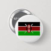 Badge Rond 5 Cm Drapeau du Kenya (Devant & derrière)