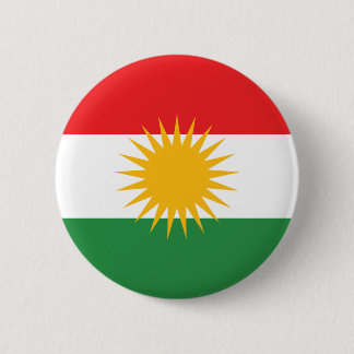 Badge Rond 5 Cm Drapeau du Kurdistan