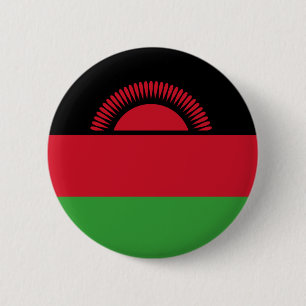 Badge Rond 5 Cm Drapeau du Malawi
