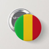 Badge Rond 5 Cm Drapeau du Mali (Devant & derrière)