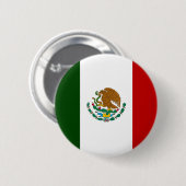 Badge Rond 5 Cm Drapeau du Mexique (Devant & derrière)
