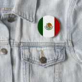 Badge Rond 5 Cm Drapeau du Mexique (En situation)