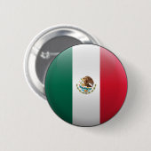 Badge Rond 5 Cm Drapeau du Mexique (Devant & derrière)