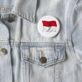 Badge Rond 5 Cm Drapeau du Monaco (En situation)