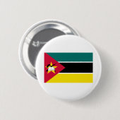 Badge Rond 5 Cm Drapeau du Mozambique (Devant & derrière)