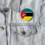 Badge Rond 5 Cm Drapeau du Mozambique (En situation)