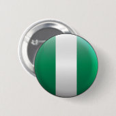 Badge Rond 5 Cm Drapeau du Nigéria (Devant & derrière)