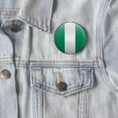Badge Rond 5 Cm Drapeau du Nigéria (En situation)