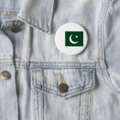 Badge Rond 5 Cm Drapeau du Pakistan (En situation)