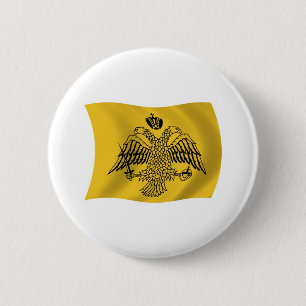 Badge Rond 5 Cm Drapeau du Patriarche Œcuménique Bouton