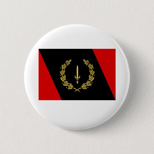 Badge Rond 5 Cm Drapeau du patrimoine noir de l'Amérique (Devant)