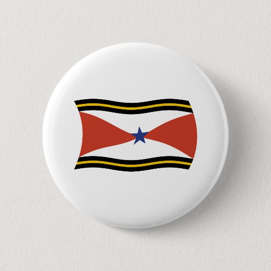 Badge Rond 5 Cm Drapeau du peuple Akha Bouton (Devant)