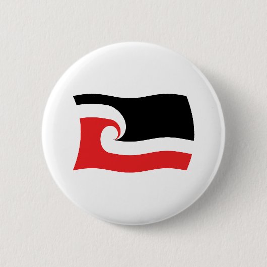 Badge Rond 5 Cm Drapeau du peuple Maori Bouton (Devant)